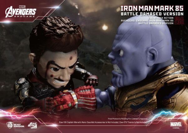 Avengers: Endgame Egg Attack Actionfigur Iron Man Mark 85 Battle Damaged Version 16 cm – Bild 9