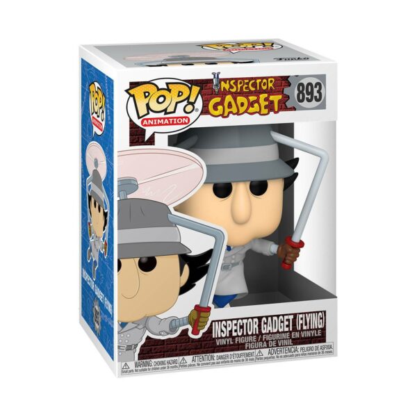 Inspector Gadget POP! Animation Vinyl Figur Inspector Gadget Flying 9 cm
