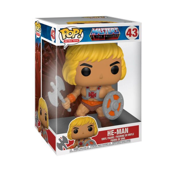 Masters of the Universe Super Sized POP! Vinyl Figur He-Man 25 cm