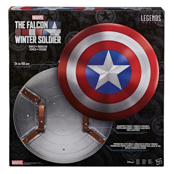 The Falcon and The Winter Soldier Marvel Legends Premium Rollenspiel-Schild 60 cm