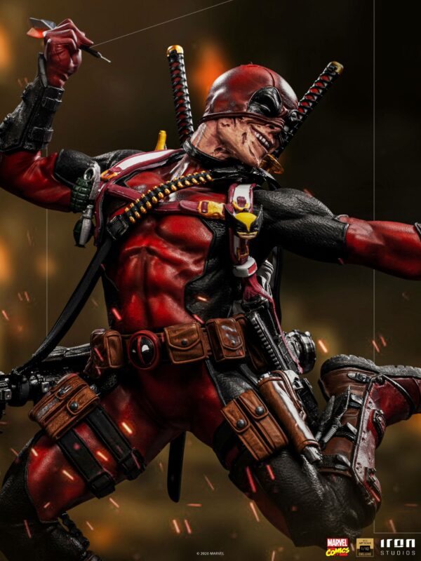 Marvel Comics Deluxe BDS Art Scale Statue 1/10 Deadpool 24 cm – Bild 18