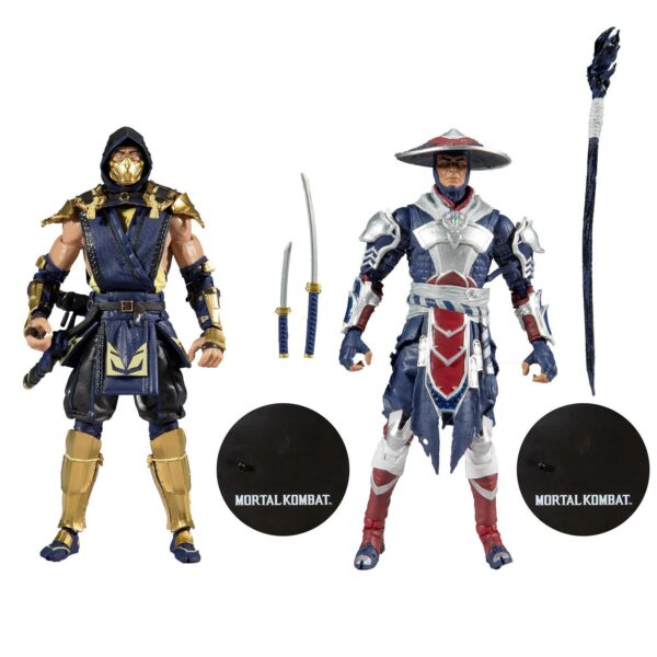 Mortal Kombat Actionfiguren Doppelpack Scorpion & Raiden 18 cm