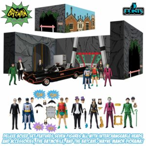Batman Classic TV Series 5 Points Actionfiguren Deluxe Box Set Batman (1966) 9 cm