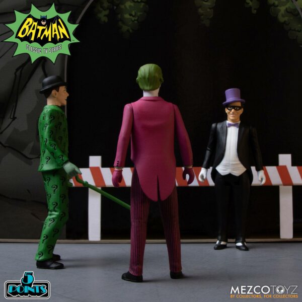 Batman Classic TV Series 5 Points Actionfiguren Deluxe Box Set Batman (1966) 9 cm – Bild 15