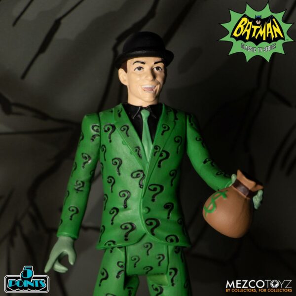 Batman Classic TV Series 5 Points Actionfiguren Deluxe Box Set Batman (1966) 9 cm – Bild 23