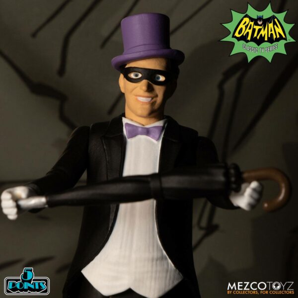 Batman Classic TV Series 5 Points Actionfiguren Deluxe Box Set Batman (1966) 9 cm – Bild 25