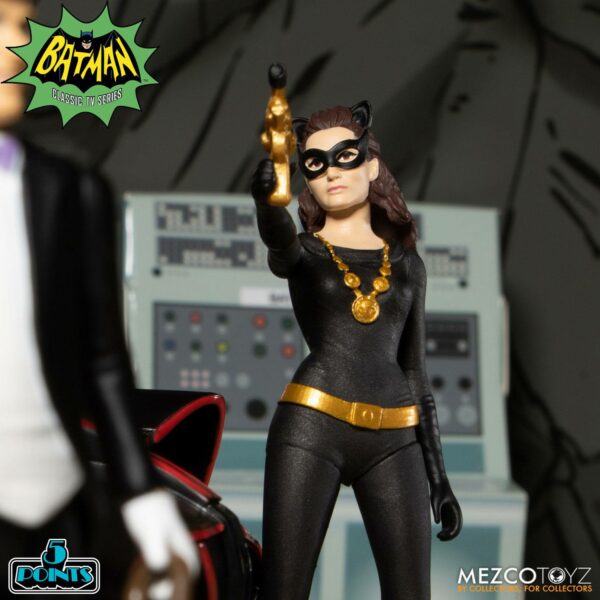 Batman Classic TV Series 5 Points Actionfiguren Deluxe Box Set Batman (1966) 9 cm – Bild 27