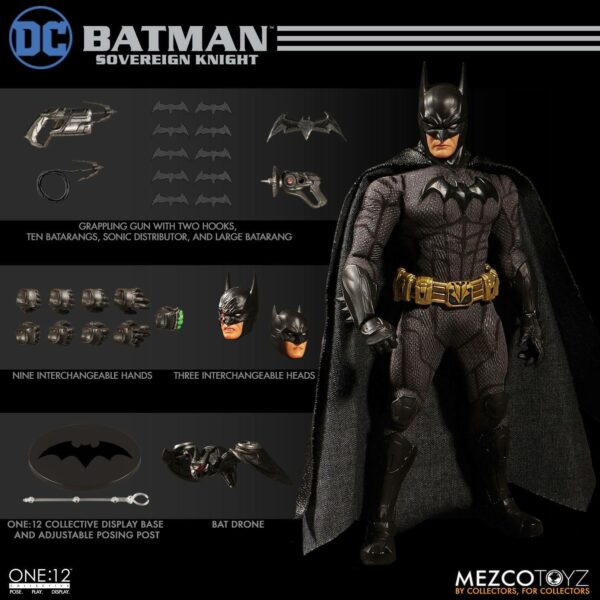 DC Comics Actionfigur 1/12 Batman Sovereign Knight 15 cm