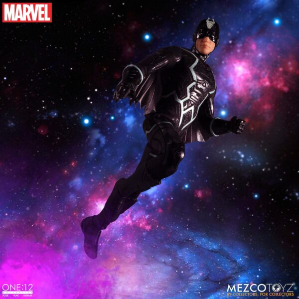 Marvel Universe Actionfiguren 1/12 Black Bolt & Lockjaw mit Leuchtfunktion 17 cm – Bild 5