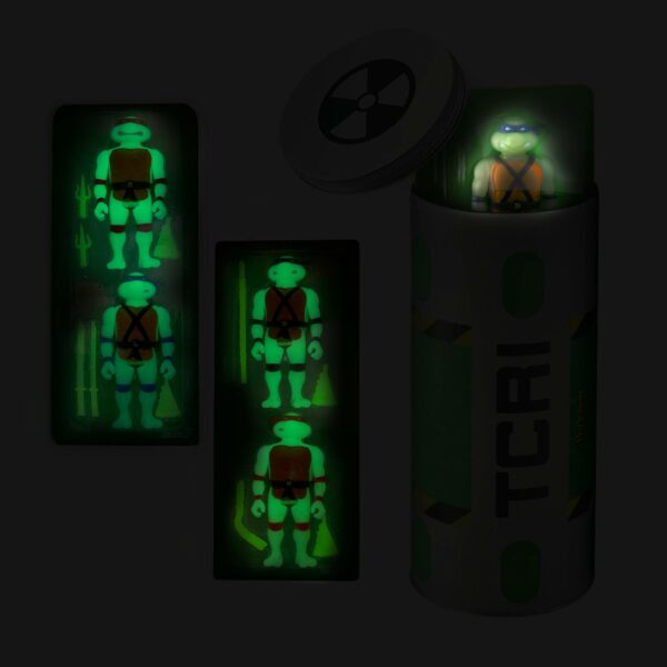 Teenage Mutant Ninja Turtles ReAction Actionfiguren 4er-Pack Ooze Canister GITD SDCC 2020 10 cm – Bild 2