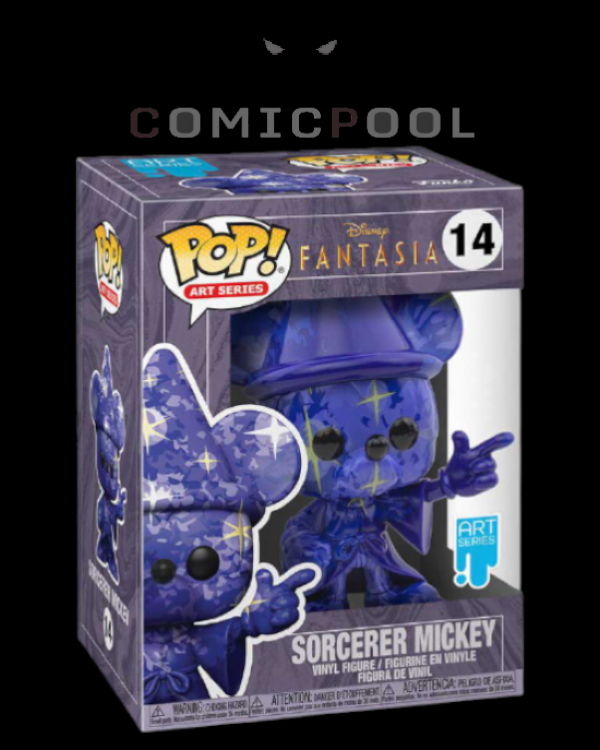 Fantasia 80th Anniversary POP! TV Vinyl Figur Mickey #1(Artist Series) w/Pop Protector 9 cm
