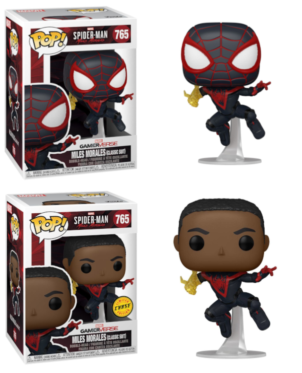 Marvel's Spider-Man POP! Games Vinyl Figuren Miles Morales Classic Suit 9 cm