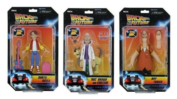 Zurück in die Zukunft Toony Classics Series 1 Actionfiguren Set 15cm