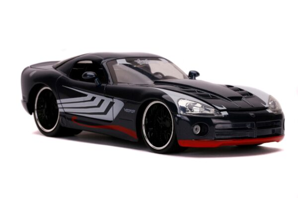 Marvel Spider-Man Hollywood Rides Diecast Modell 1/24 2008 Dodge Viper SRT10 mit Figur – Bild 7