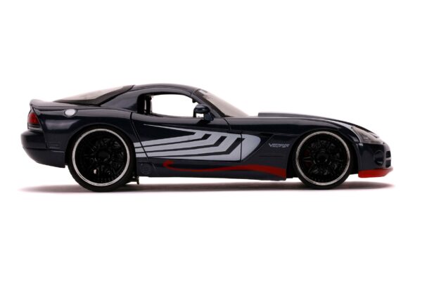 Marvel Spider-Man Hollywood Rides Diecast Modell 1/24 2008 Dodge Viper SRT10 mit Figur – Bild 8