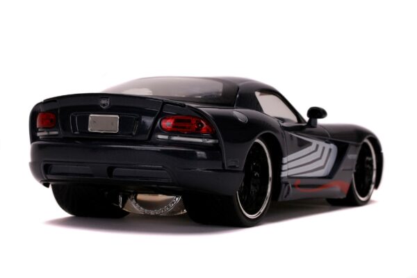 Marvel Spider-Man Hollywood Rides Diecast Modell 1/24 2008 Dodge Viper SRT10 mit Figur – Bild 9
