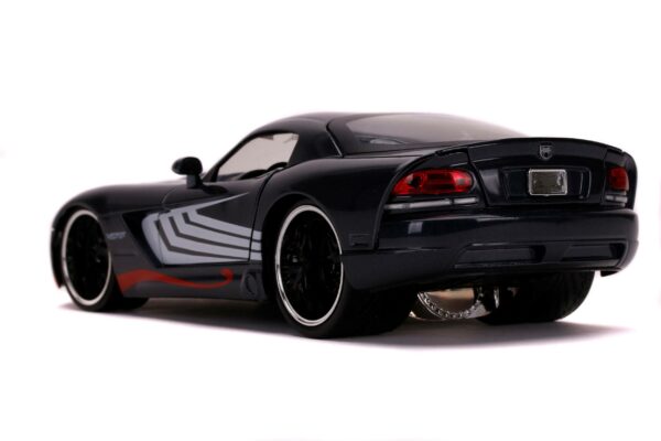 Marvel Spider-Man Hollywood Rides Diecast Modell 1/24 2008 Dodge Viper SRT10 mit Figur – Bild 11