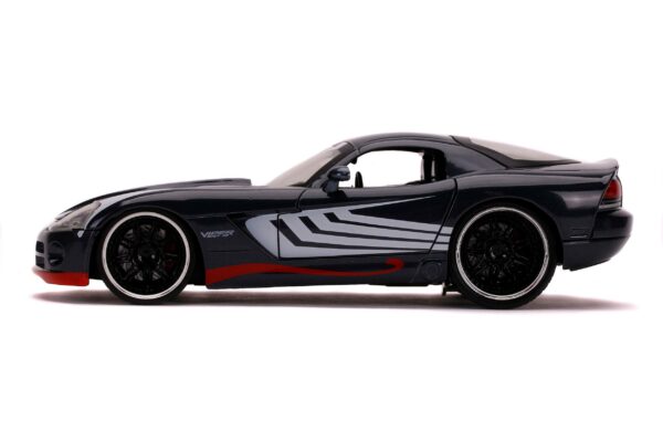 Marvel Spider-Man Hollywood Rides Diecast Modell 1/24 2008 Dodge Viper SRT10 mit Figur – Bild 12