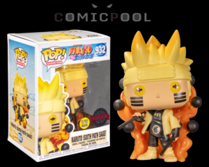 Naruto POP! Animation Vinyl Figur Specialty Series Naruto Six Path Sage (Glow) 9 cm