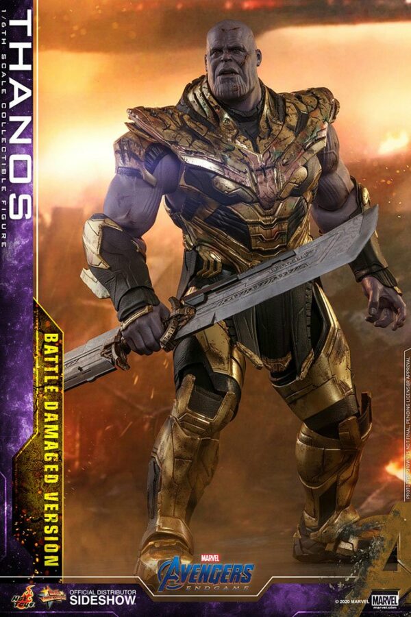 Avengers: Endgame Movie Masterpiece Actionfigur 1/6 Thanos Battle Damaged Version 42 cm – Bild 6