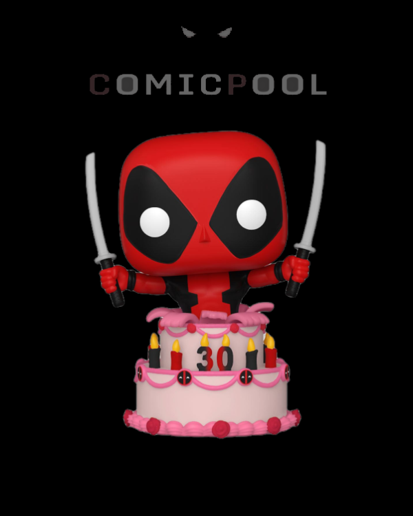 Marvel Deadpool 30th Anniversary POP! Vinyl Figur Deadpool in Cake 9 cm – Bild 2