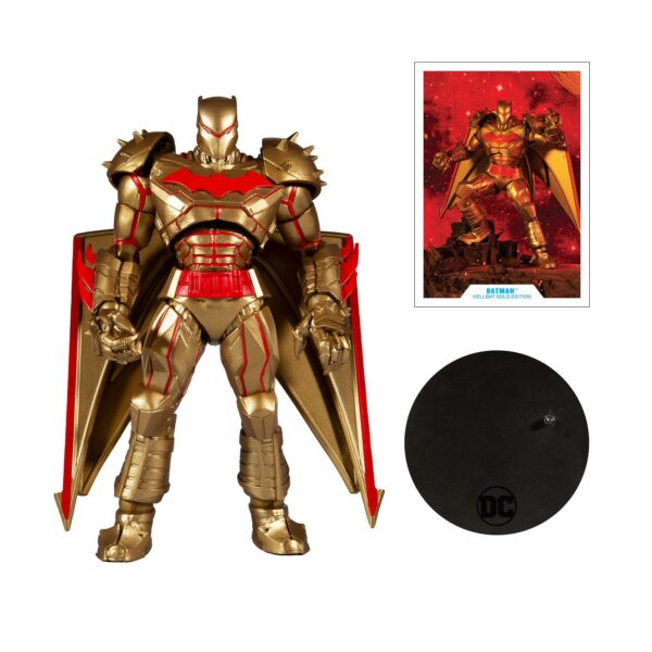 DC Multiverse Actionfigur Batman Hellbat Suit (Gold Edition) 18 cm – Bild 4