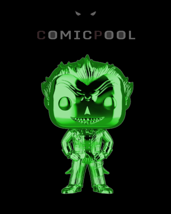 DC POP! Heroes Vinyl Figur The Joker (Green Chrome) 9 cm – Bild 2