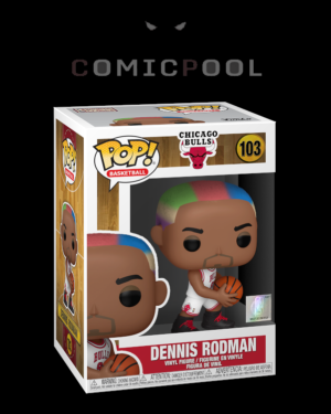 NBA Legends POP! Sports Vinyl Figur Dennis Rodman (Bulls Home) 9 cm