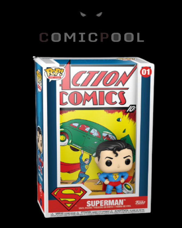 DC Comics POP! Comic Cover Vinyl Figur Superman Action Comic 9 cm