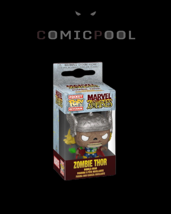 Marvel Zombies Pocket POP! Vinyl Schlüsselanhänger 4 cm Thor