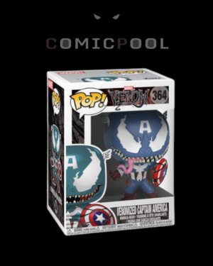 Marvel Venom POP! Marvel Vinyl Figur Captain America 9 cm