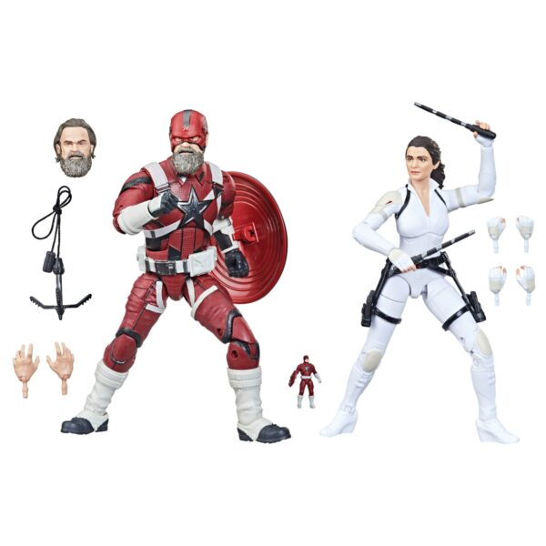 Black Widow Marvel Legends Actionfiguren Doppelpack 2021 Red Guardian & Melina 15 cm – Bild 12
