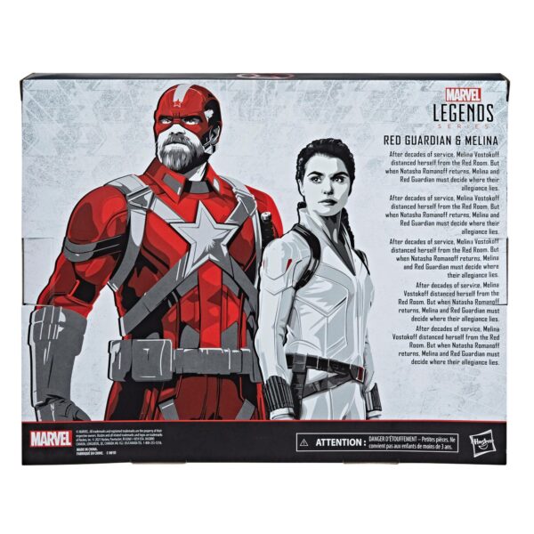 Black Widow Marvel Legends Actionfiguren Doppelpack 2021 Red Guardian & Melina 15 cm – Bild 2