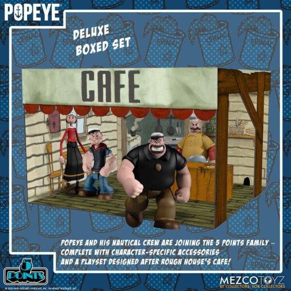 Popeye 5 Points Actionfiguren Deluxe Box Set 9 cm – Bild 6