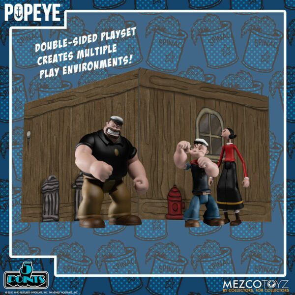 Popeye 5 Points Actionfiguren Deluxe Box Set 9 cm – Bild 8