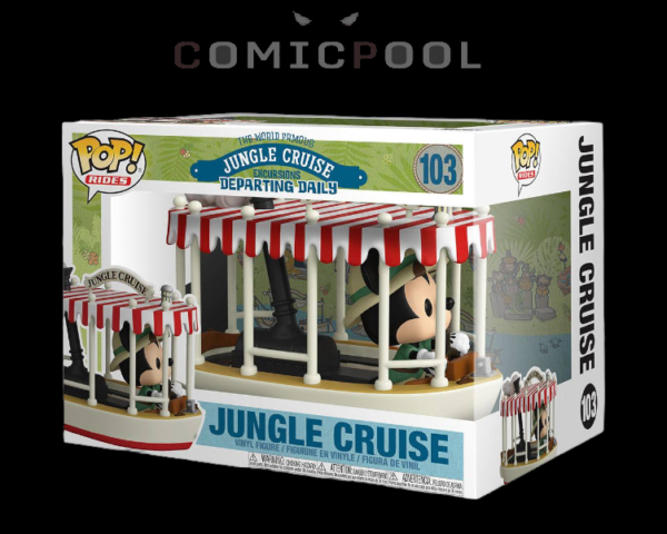 Jungle Cruise POP! Rides Vinyl Figur Skipper Mickey w/Boat 15 cm