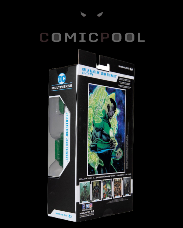 DC Multiverse Actionfigur Modern Comic Green Lantern (John Stewart) 18 cm – Bild 3