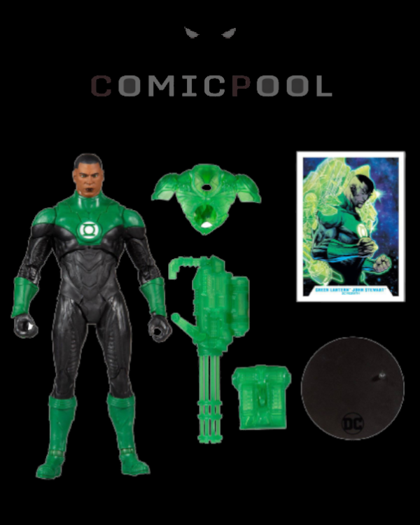 DC Multiverse Actionfigur Modern Comic Green Lantern (John Stewart) 18 cm – Bild 4