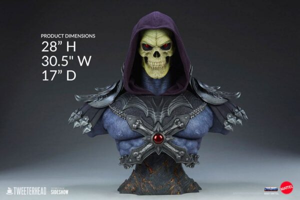 Masters of the Universe Life-Size Büste 1/1 Skeletor Legends 71 cm – Bild 9
