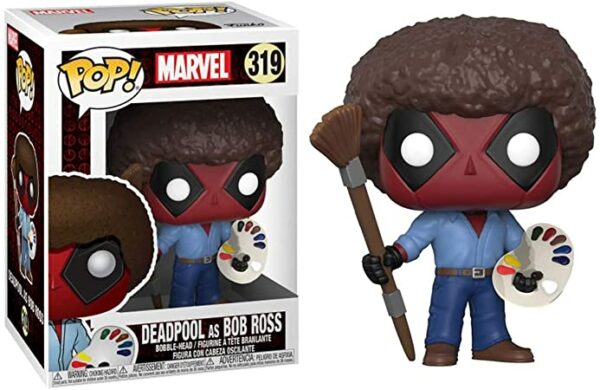 Funko Pop! Marvel – Deadpool as Bob Ross – 9cm
