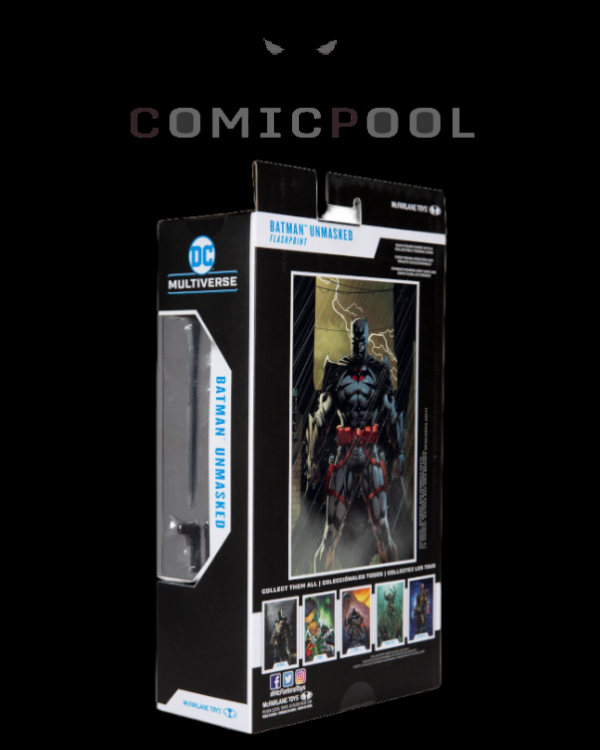 DC Multiverse Actionfigur Thomas Wayne Flashpoint Batman (Unmasked) 18 cm – Bild 4