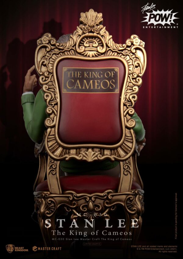 Stan Lee Master Craft Statue The King of Cameos 33 cm – Bild 3