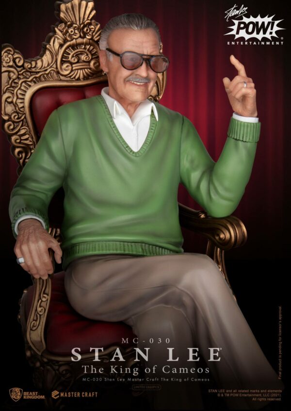 Stan Lee Master Craft Statue The King of Cameos 33 cm – Bild 4