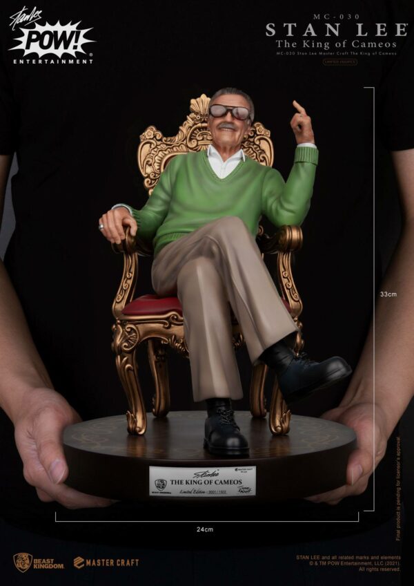 Stan Lee Master Craft Statue The King of Cameos 33 cm – Bild 7