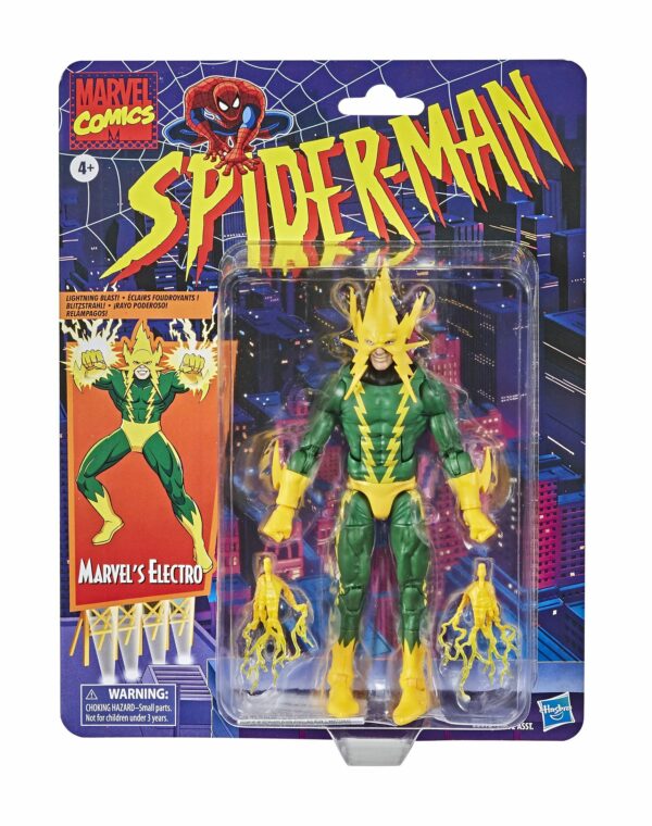Spider-Man Marvel Legends Retro Actionfigur Electro