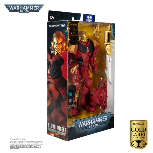 Warhammer 40k Actionfigur Blood Angels Primaris Lieutenant (Gold Label Series) 18 cm – Bild 2