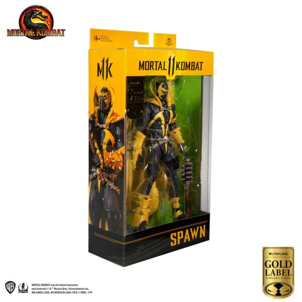 Mortal Kombat Actionfigur Spawn (Curse of Apocalypse) (Gold Label Series) 18 cm – Bild 2