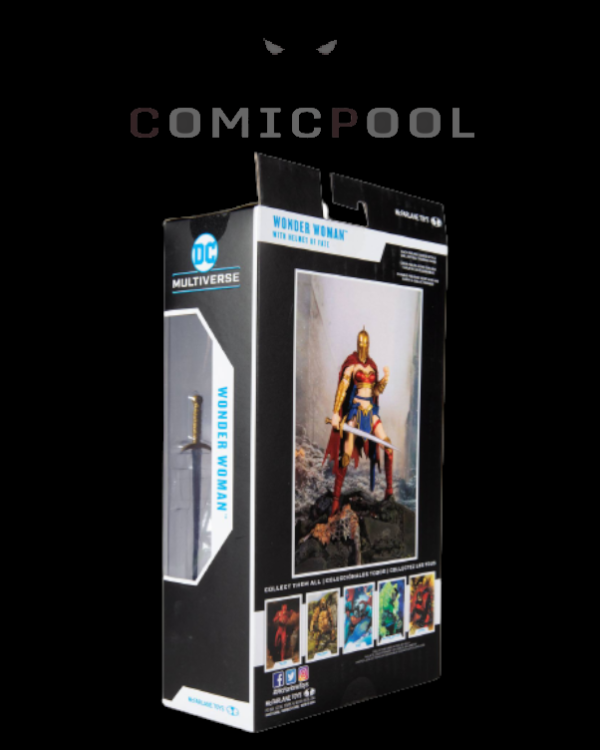 DC Multiverse Actionfigur Wonder Woman with Helmet of Fate 18 cm – Bild 3