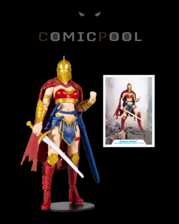 DC Multiverse Actionfigur Wonder Woman with Helmet of Fate 18 cm – Bild 5