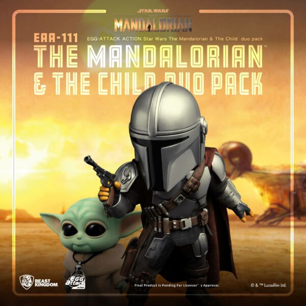 Star Wars The Mandalorian Egg Attack Action Actionfiguren The Mandalorian & The Child 7 - 17 cm – Bild 2
